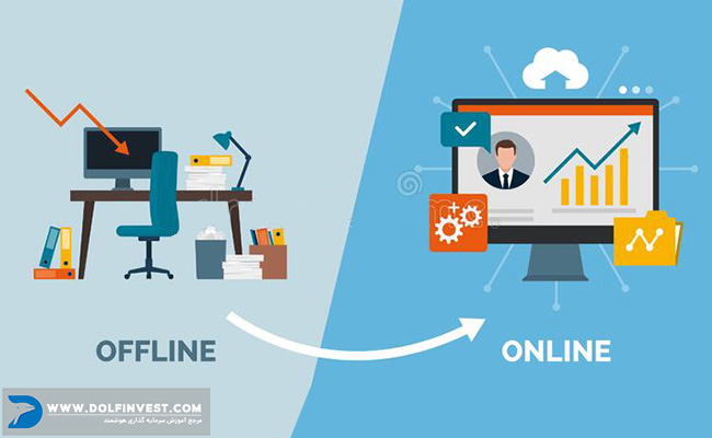 تفاوت معاملات آنلاین و آفلاین